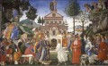 The Temptation of Christ Sandro Botticelli